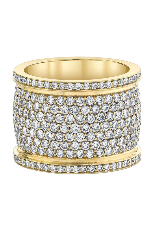 Diamond Cigar Ring-YELLOW GOLD-6-JEWELRYFINE JEWELRING-EMILY P WHEELER