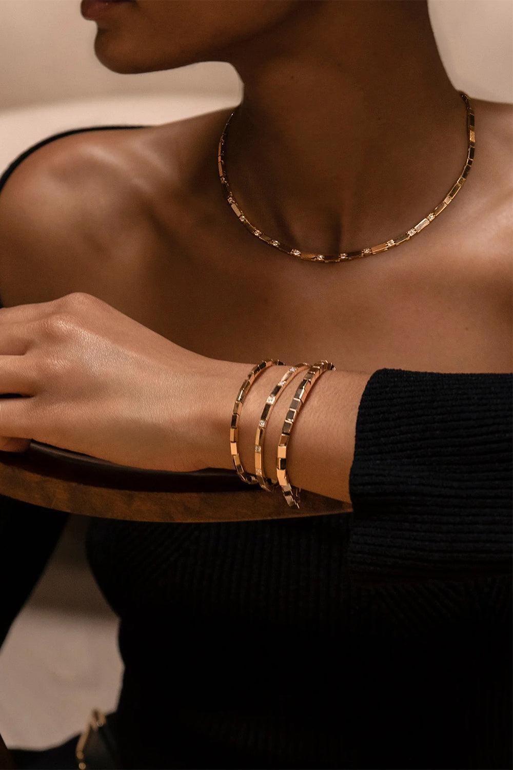 Diamond Bar Tennis Bracelet