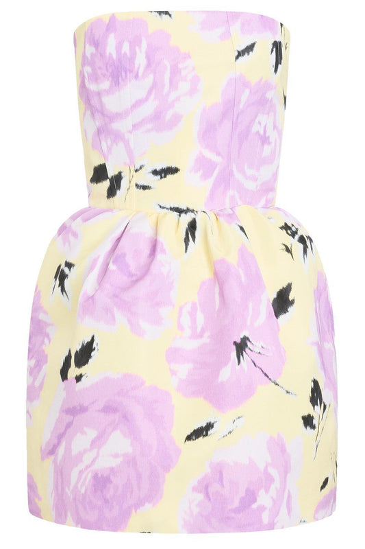 Bustier Mini Dress-PINK-36-CLOTHINGDRESSCASUAL-PATOU