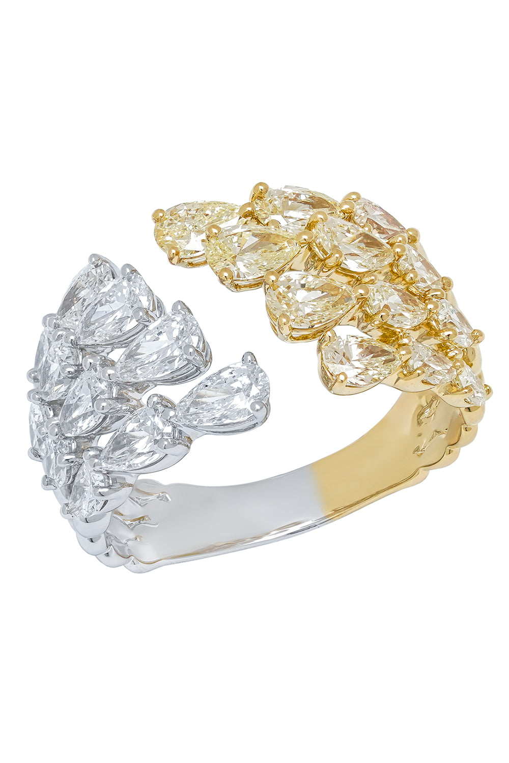 Diamond Bypass Ring