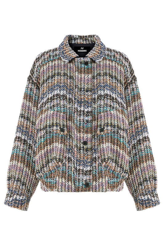 Bomber Jacket-GEOMETRC-S-CLOTHINGJACKETCASUAL-MISSONI