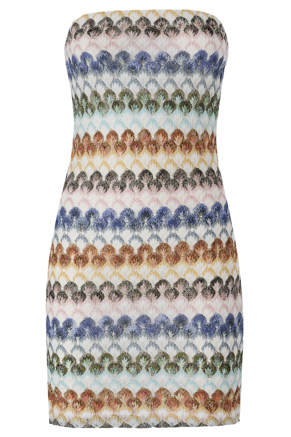 Short Knit Dress - Multicolor Light