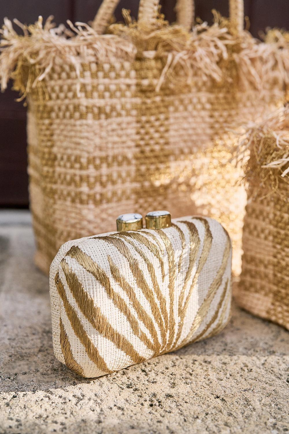 Le Zoo Bag-GOLD-HANDBAGCLUTCHES-PAMELA MUNSON