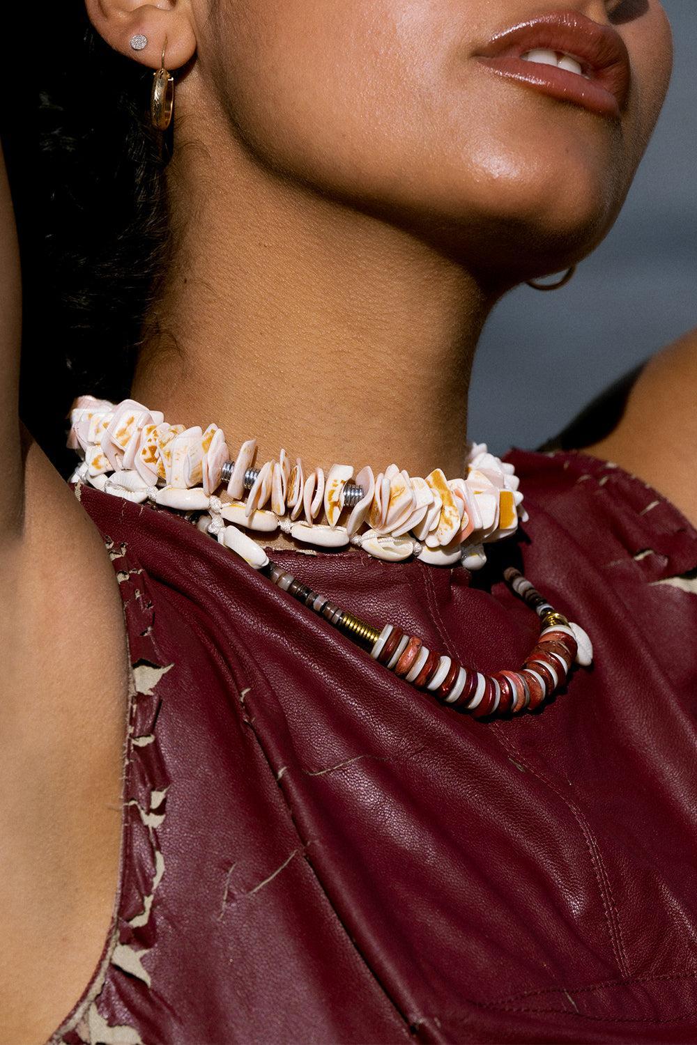 Castaway Pink Shell Necklace-PINK-JEWELRYBOUTIQUENECKLACE O-HIJAS DE PUKA