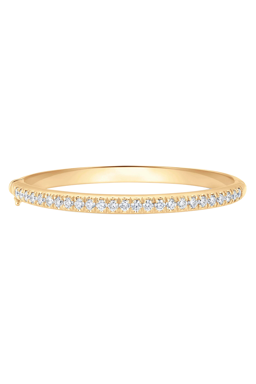 Diamond Dujour Oval Bangle Bracelet