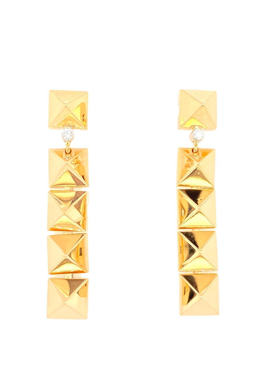  Diamond Zorelle Earrings-YELLOW GOLD-JEWELRYFINE JEWELEARRING-ALETTO BROTHERS 