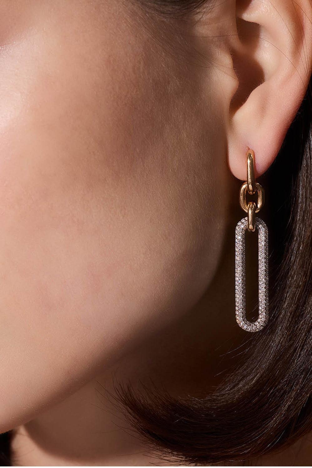 Diamond Morrell Drop Earrings-YELLOW GOLD-JEWELRYFINE JEWELEARRING-WALTERS FAITH