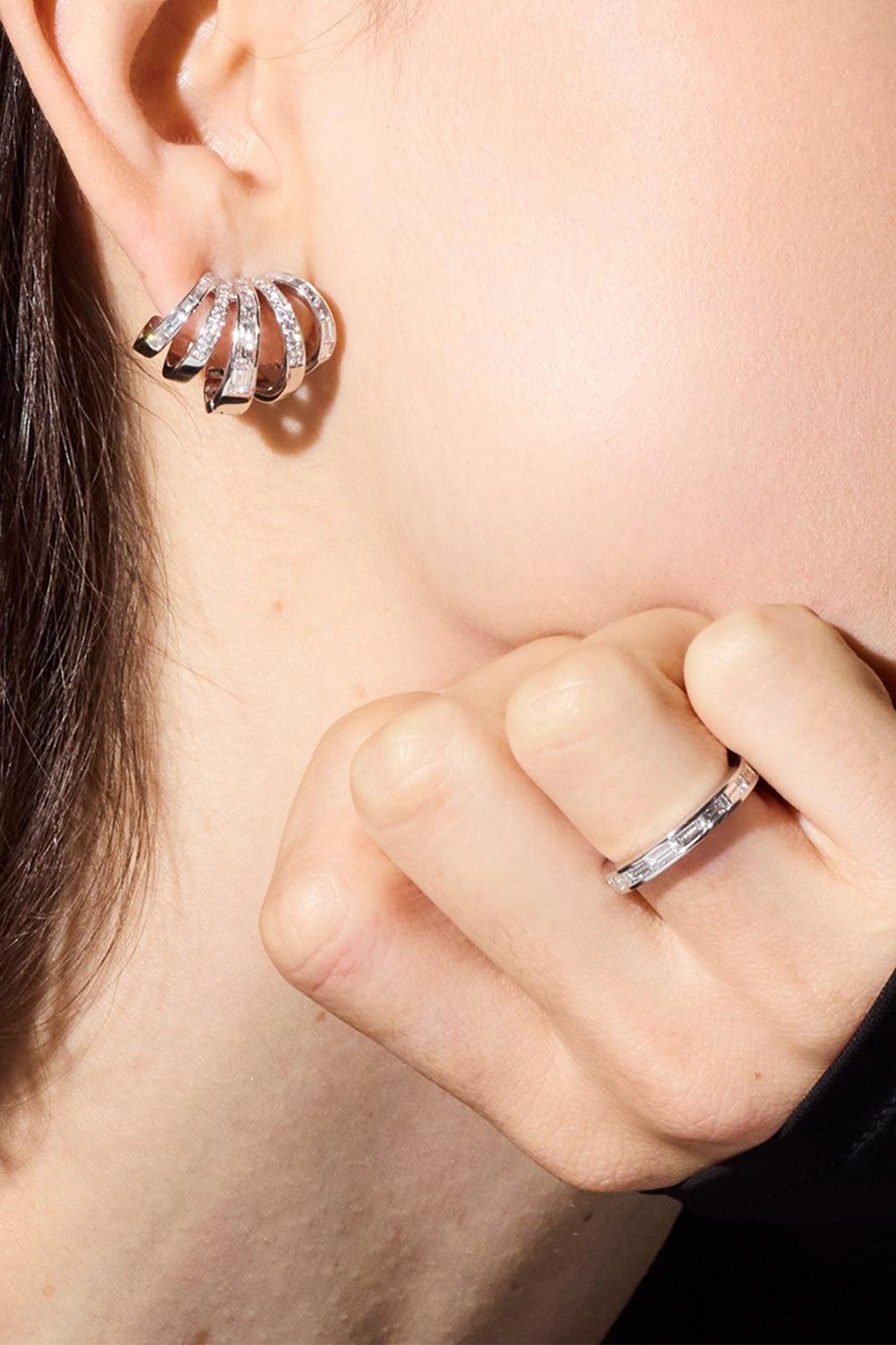 Diamond Keynes Climber Earrings-WHITE GOLD-JEWELRYFINE JEWELEARRING-WALTERS FAITH