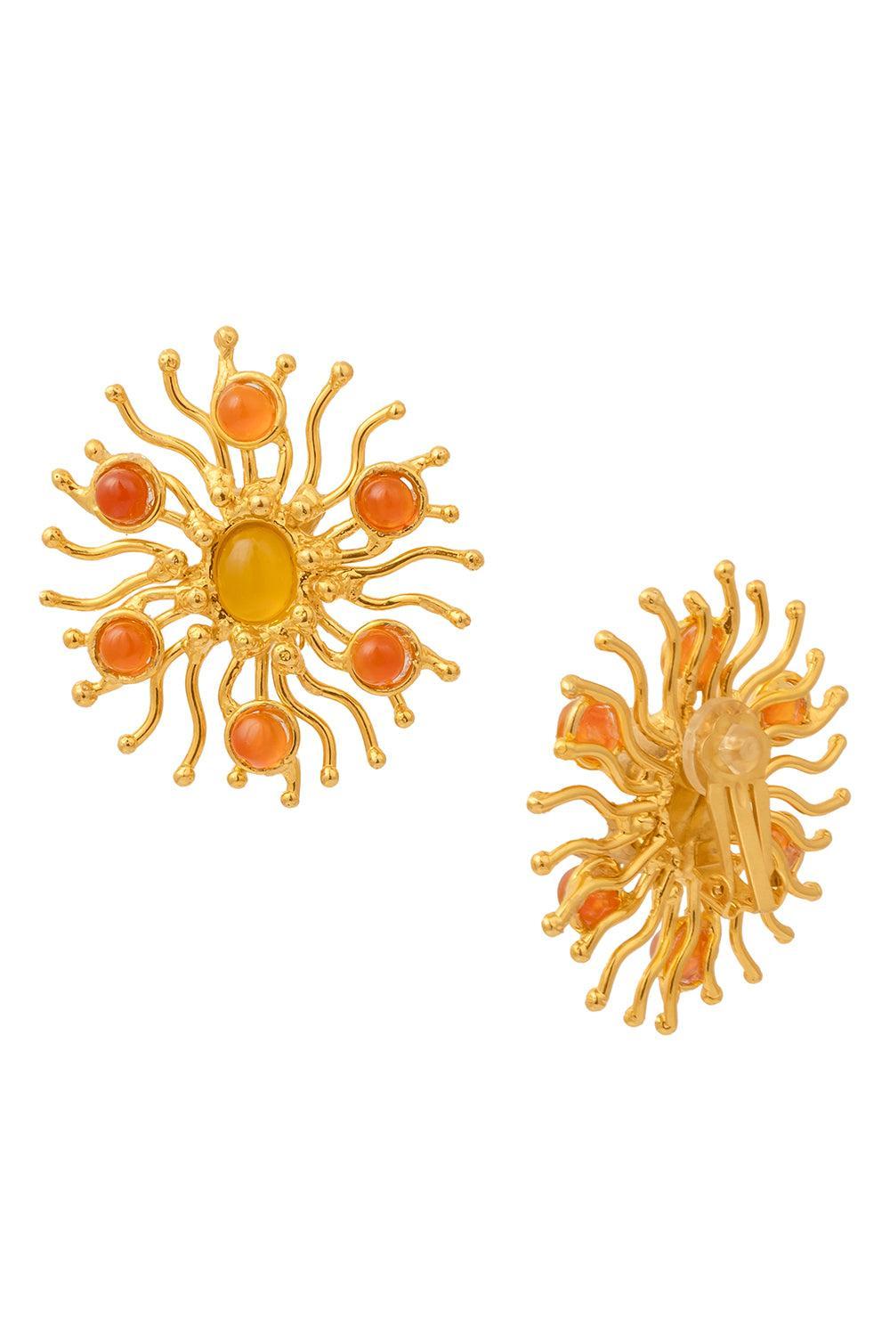 Carnaline Sunshine Earrings-YELLOW-JEWELRYBOUTIQUEEARRING-SYLVIA TOLEDANO