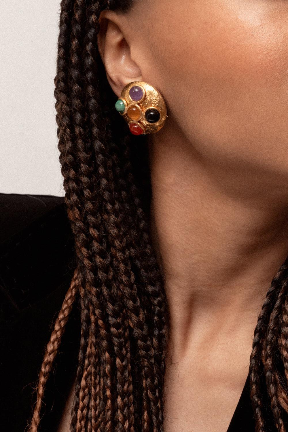 Multi Winter Theodora Earrings-YELLOW-JEWELRYBOUTIQUEEARRING-SYLVIA TOLEDANO