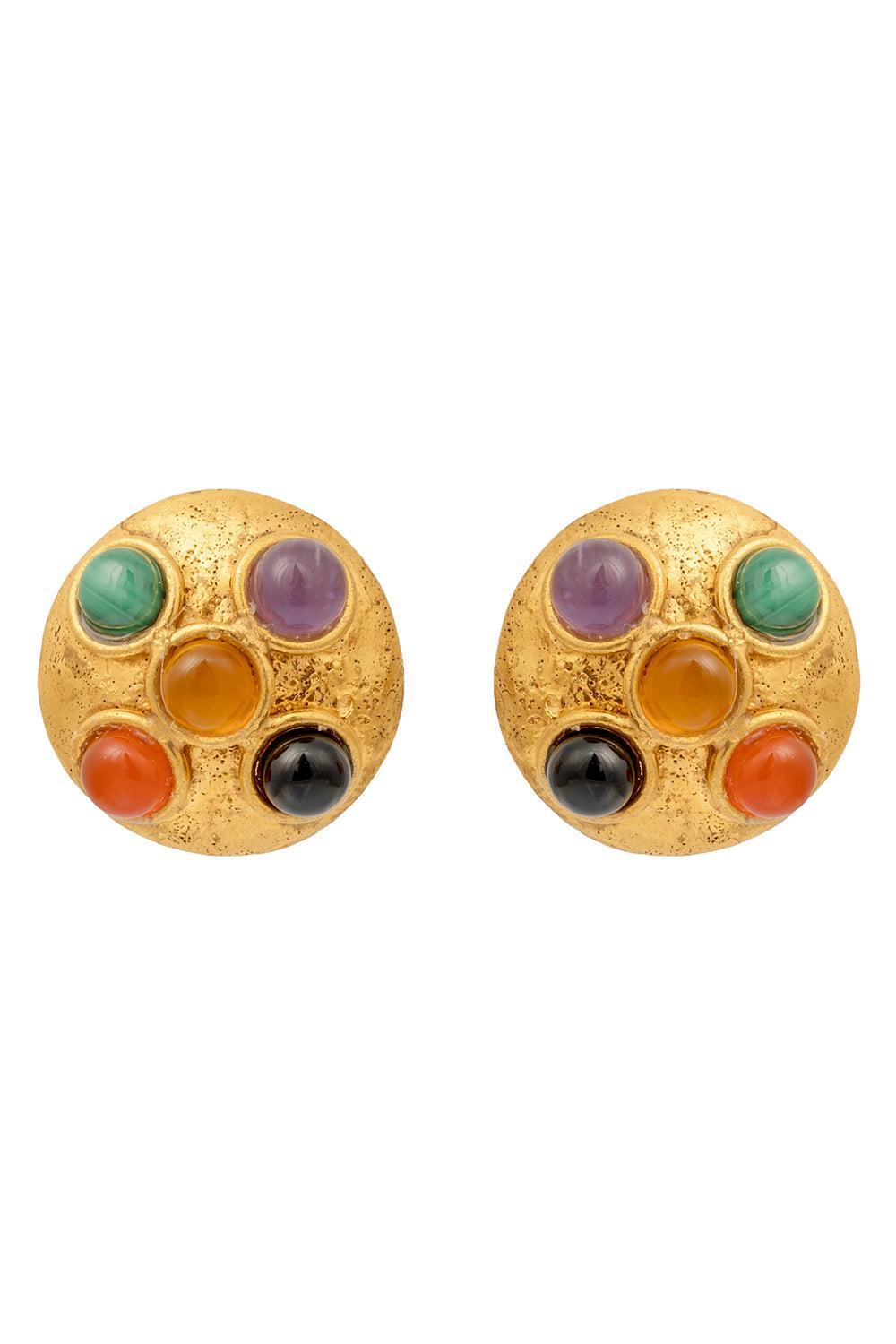 Multi Winter Theodora Earrings-YELLOW-JEWELRYBOUTIQUEEARRING-SYLVIA TOLEDANO