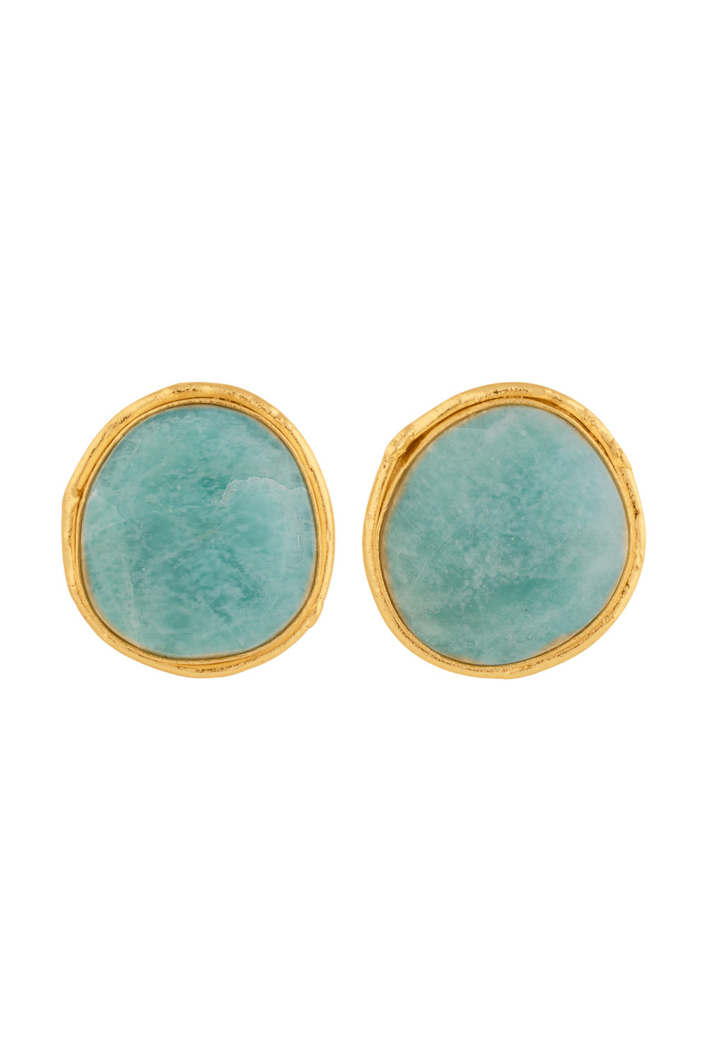 Amazonite Macaron Earrings