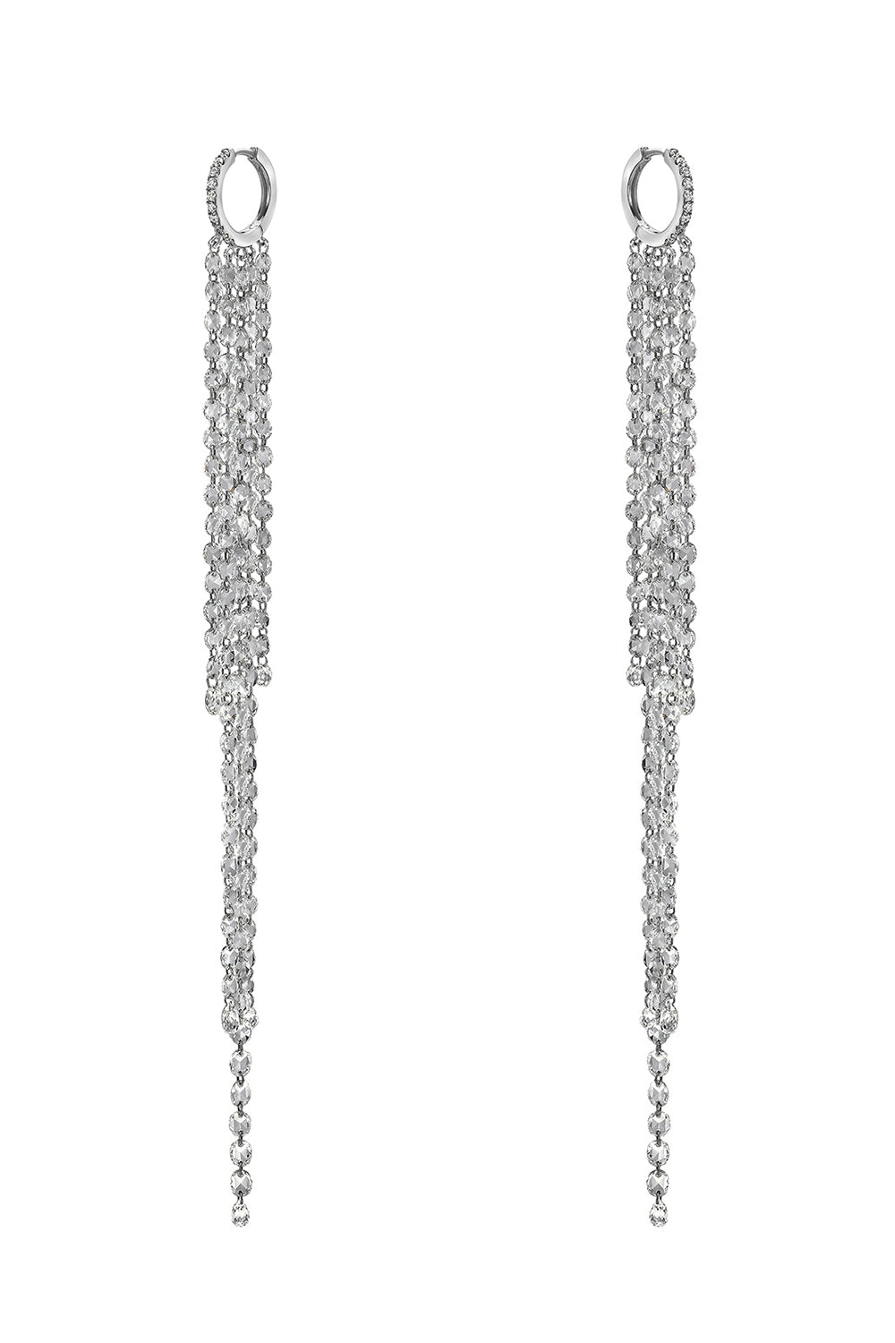 Diamond Heritage Long Earrings-WHITE GOLD-JEWELRYFINE JEWELEARRING-RUCHI NEW YORK
