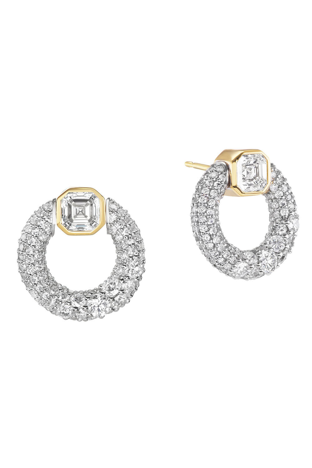 Diamond Knocker Earrings