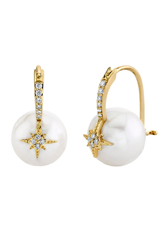 Pearl Starburst Earrings