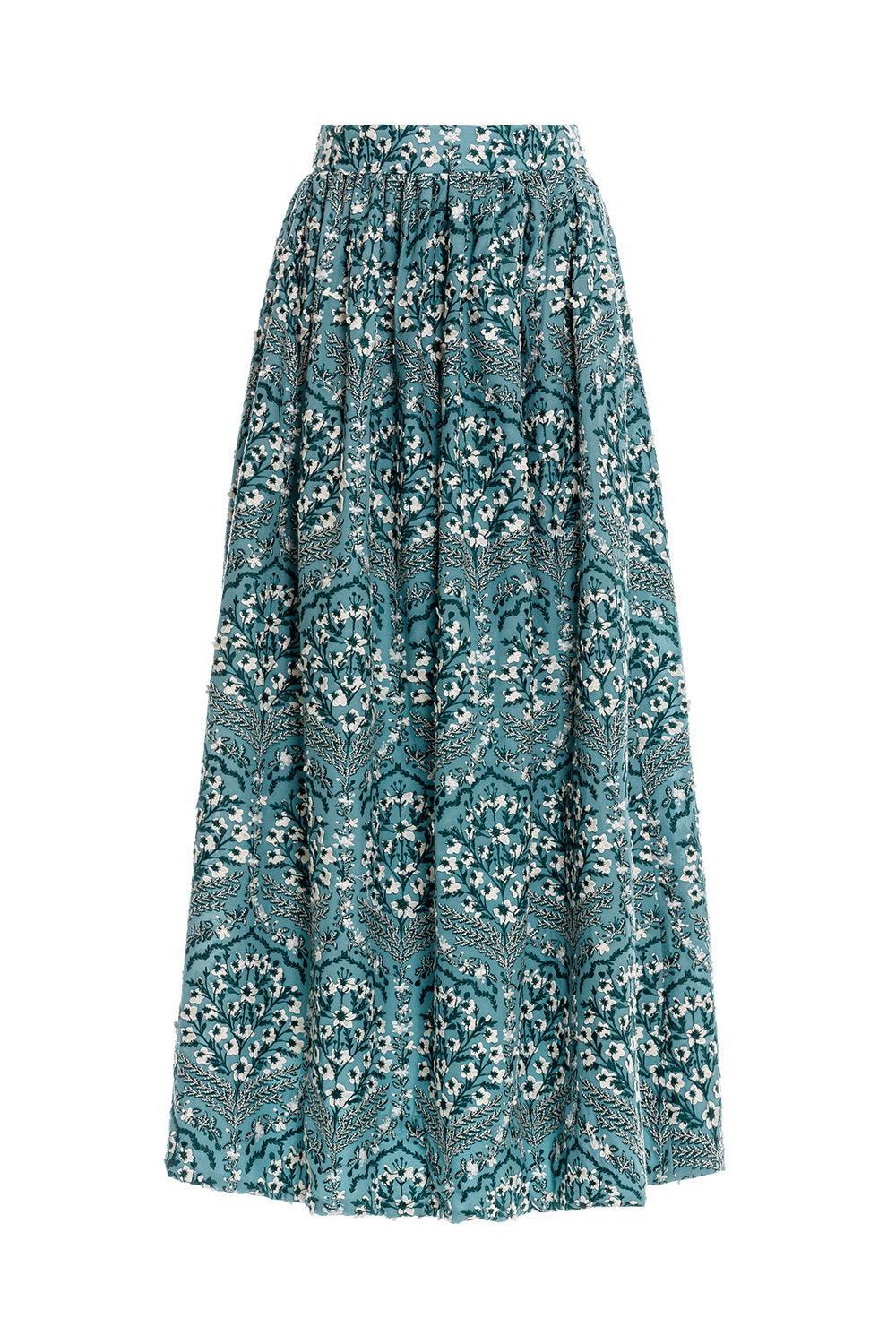 Tangelo Ceiba Skirt-MULTI-XS-CLOTHINGSKIRTMIDI-AGUA BY AGUA BENDITA