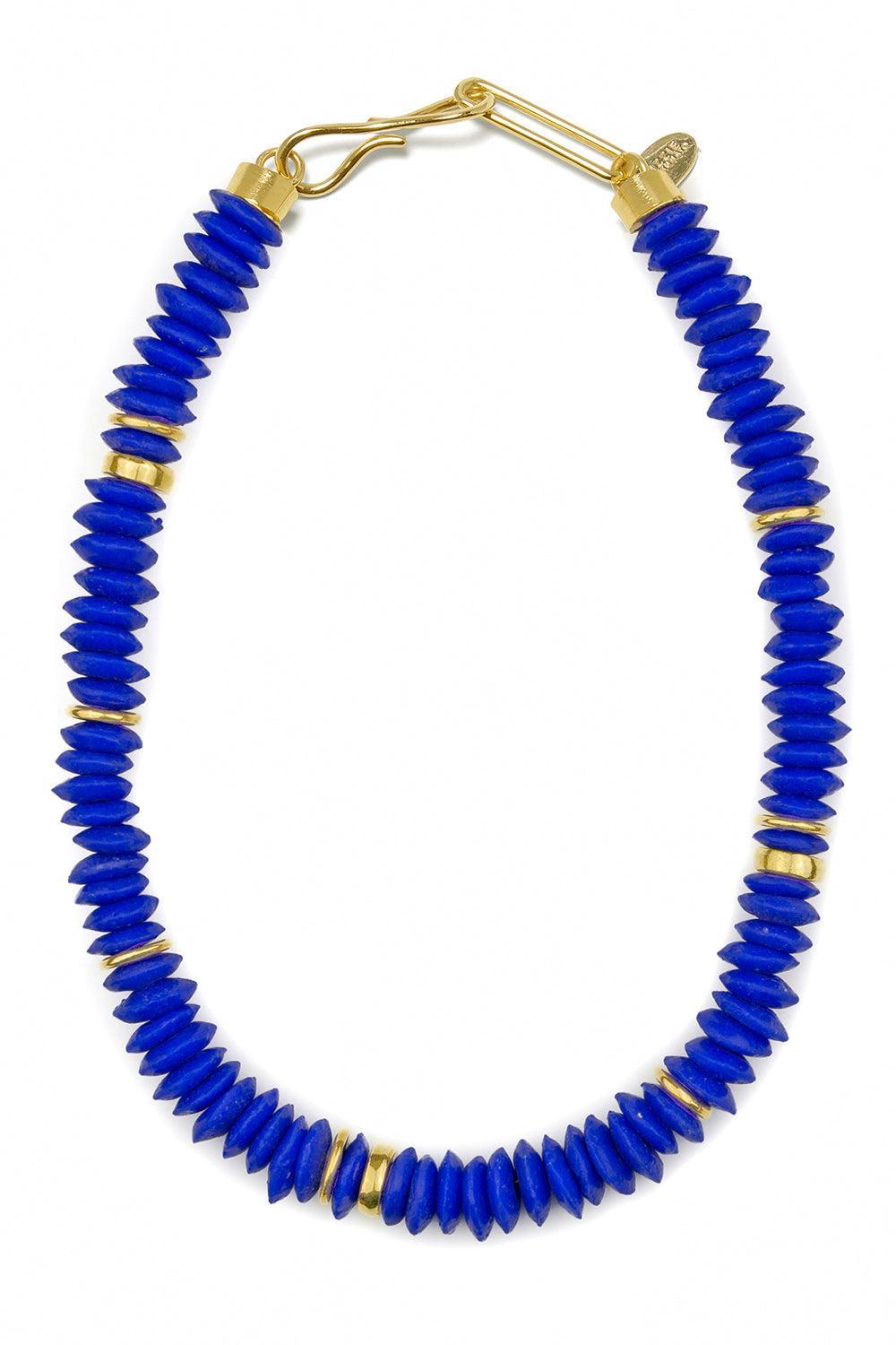 Electric Blue Laguna Necklace-BLUE-JEWELRYBOUTIQUENECKLACE O-LIZZIE FORTUNATO