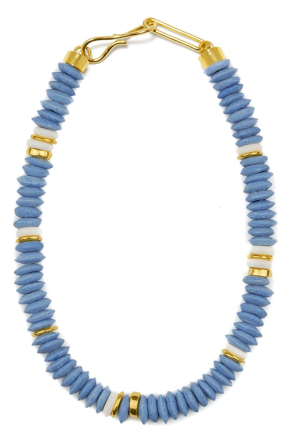 Sky Blue Laguna Necklace-BLUE-JEWELRYBOUTIQUENECKLACE O-LIZZIE FORTUNATO