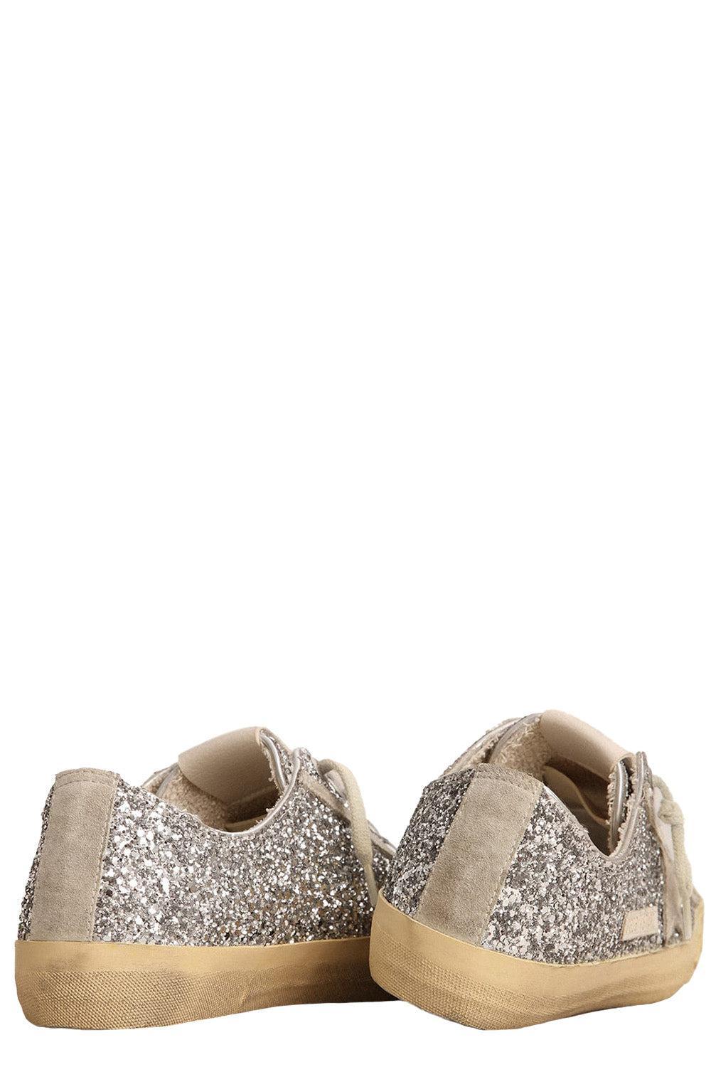 V-Star Glitter Sneaker-SILVER-36-SHOESNEAKER-GOLDEN GOOSE