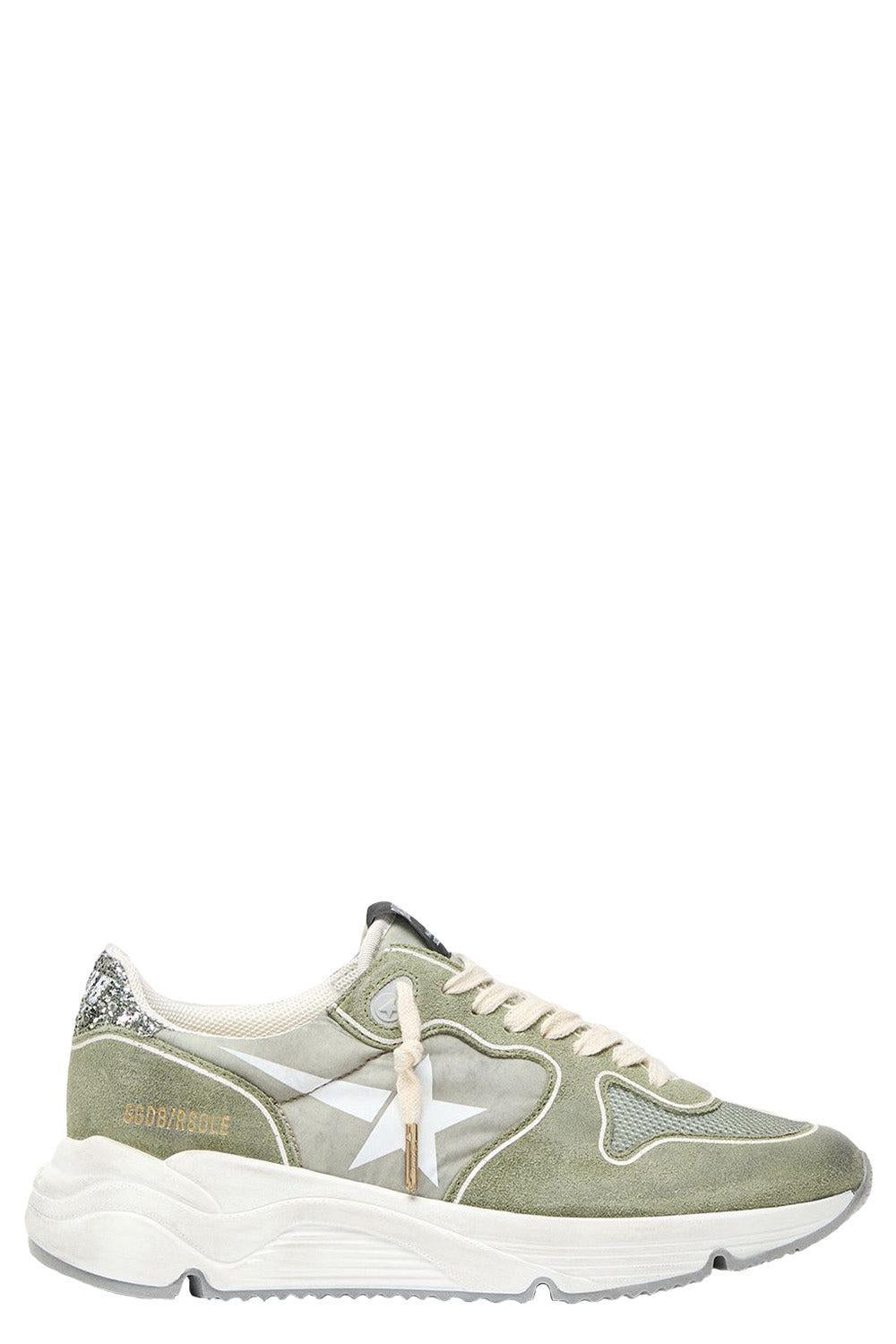 Running Star Glitter Sneaker-GREEN-37-SHOESNEAKER-GOLDEN GOOSE