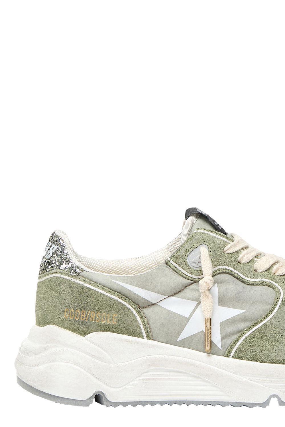 Running Star Glitter Sneaker-GREEN-37-SHOESNEAKER-GOLDEN GOOSE