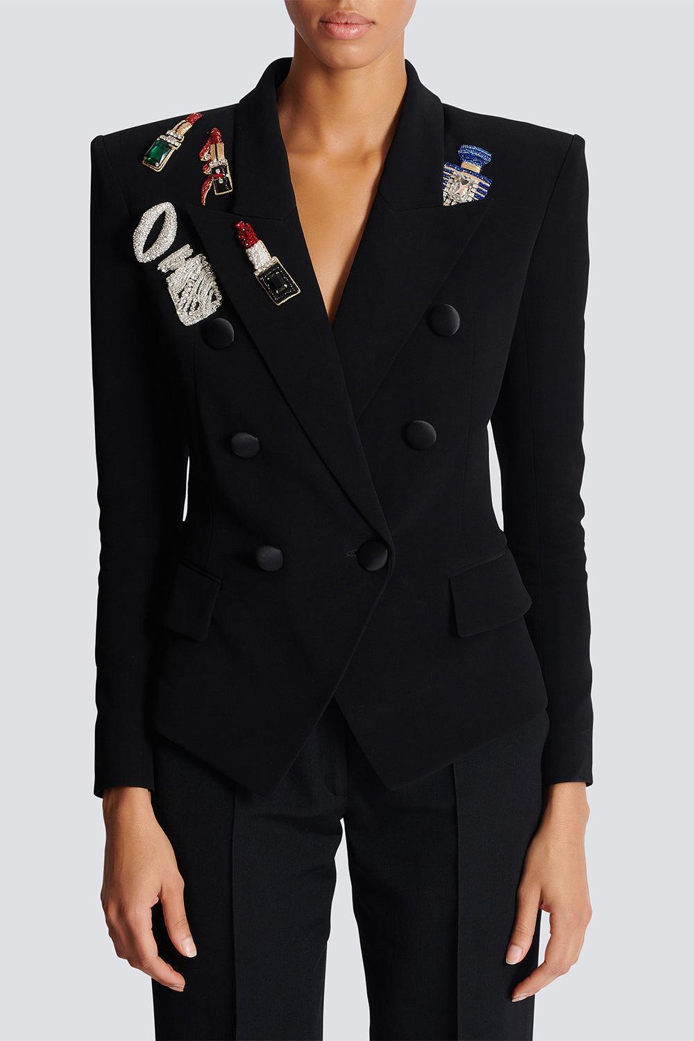 Six Button Patch Jacket | BALMAIN – Marissa Collections