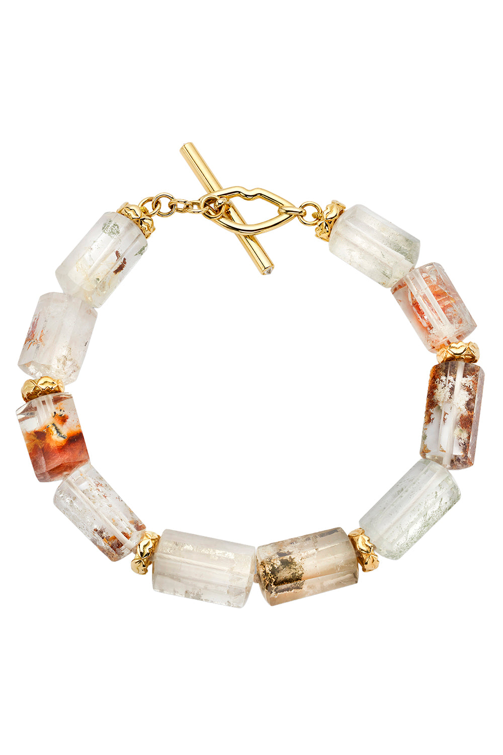 Diamond Quartz Garden Lip Bracelet