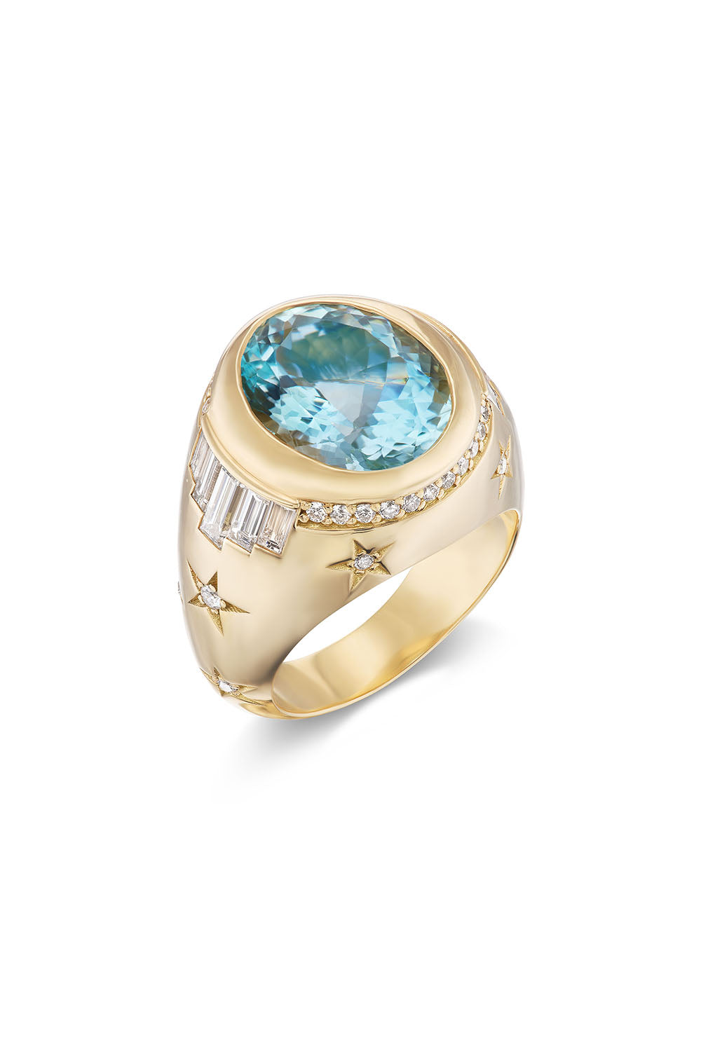 SORELLINA-Nomad Cocktail Ring-YELLOW GOLD