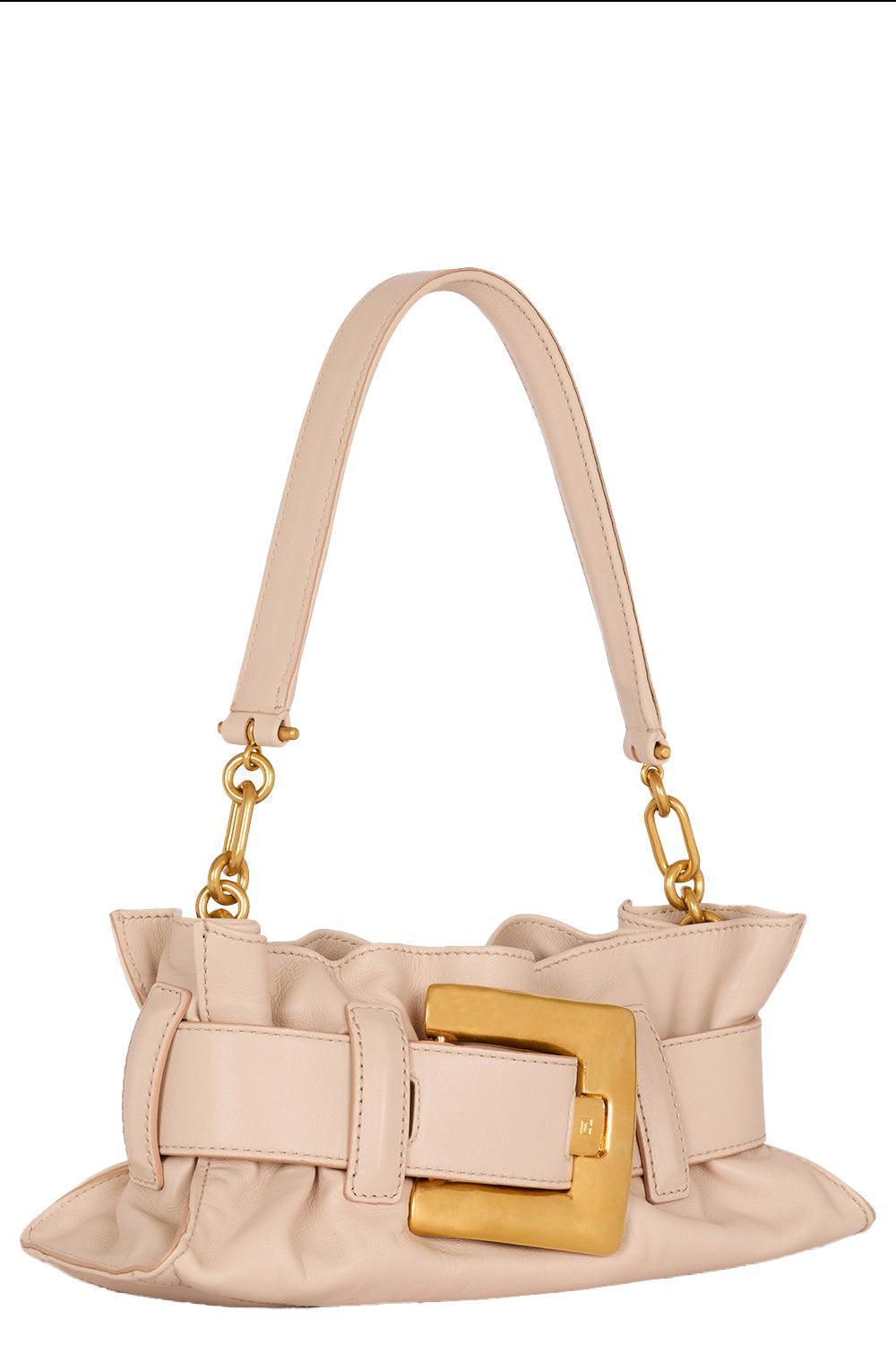 Mini Anthem Bag - Nude-NUDE-O/S-HANDBAGSHOULDER-BALMAIN