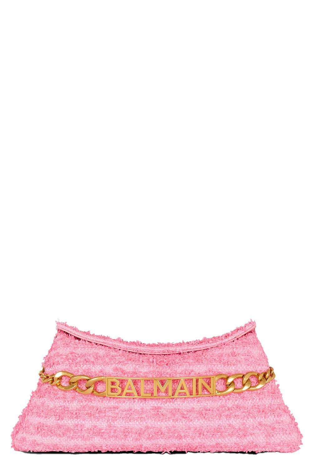 1945 Soft Pouch - Rose Bonbon-RSEBONBO-O/S-HANDBAGSHOULDER-BALMAIN