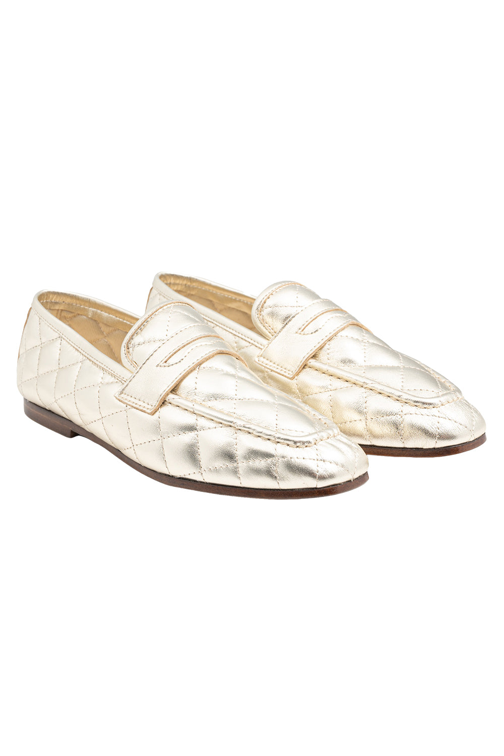 Essenziale Quilted Loafer - Gold
