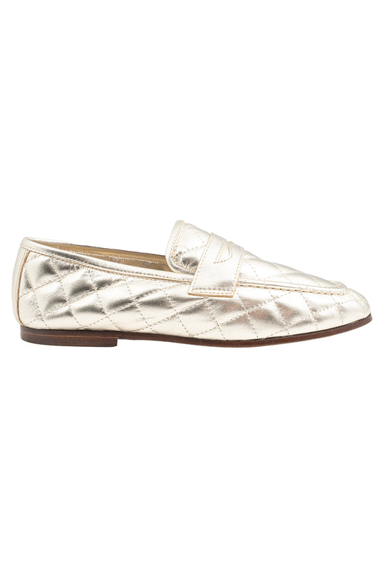 Essenziale Quilted Loafer - Gold
