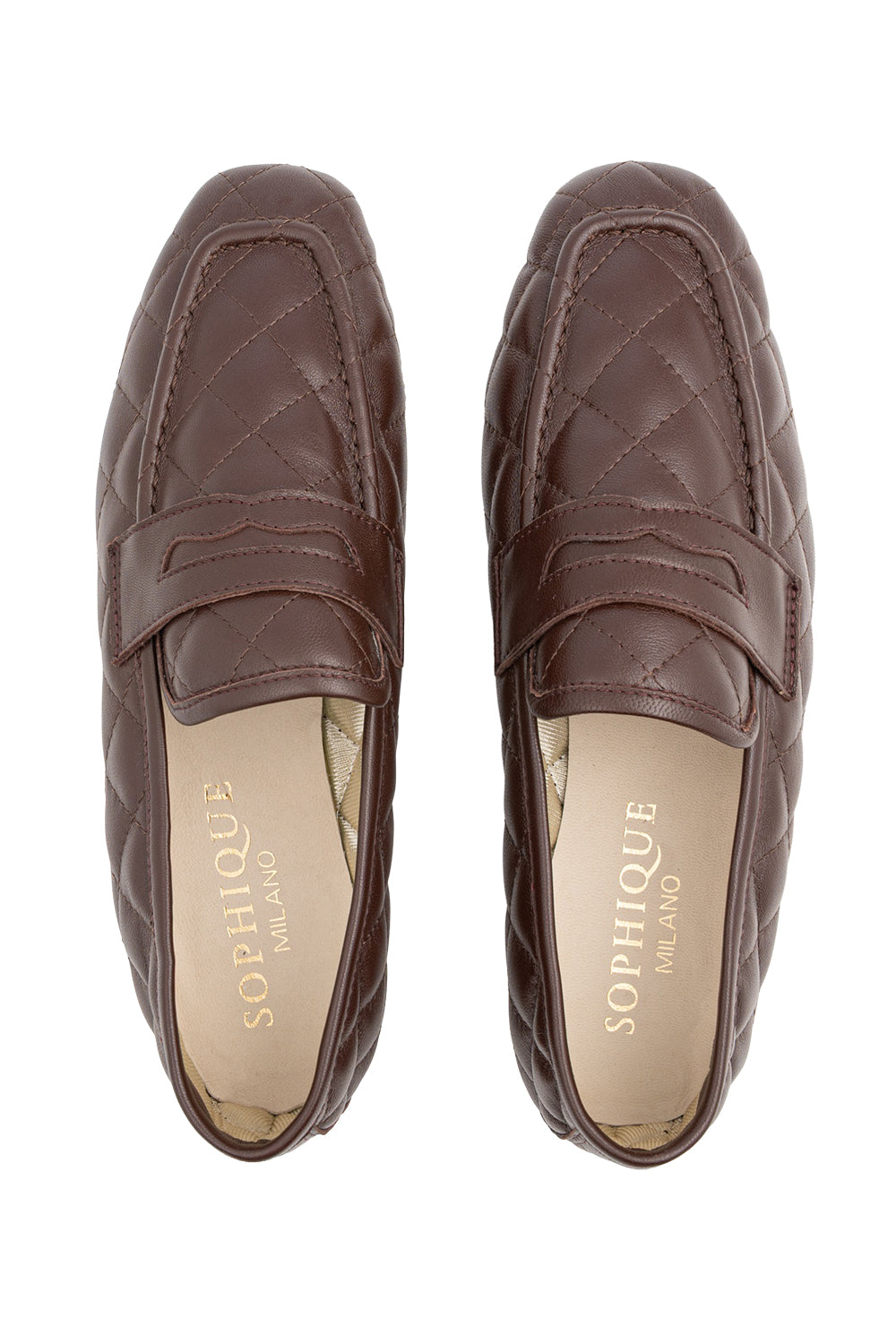 Essenziale Quilted Loafer - Brown