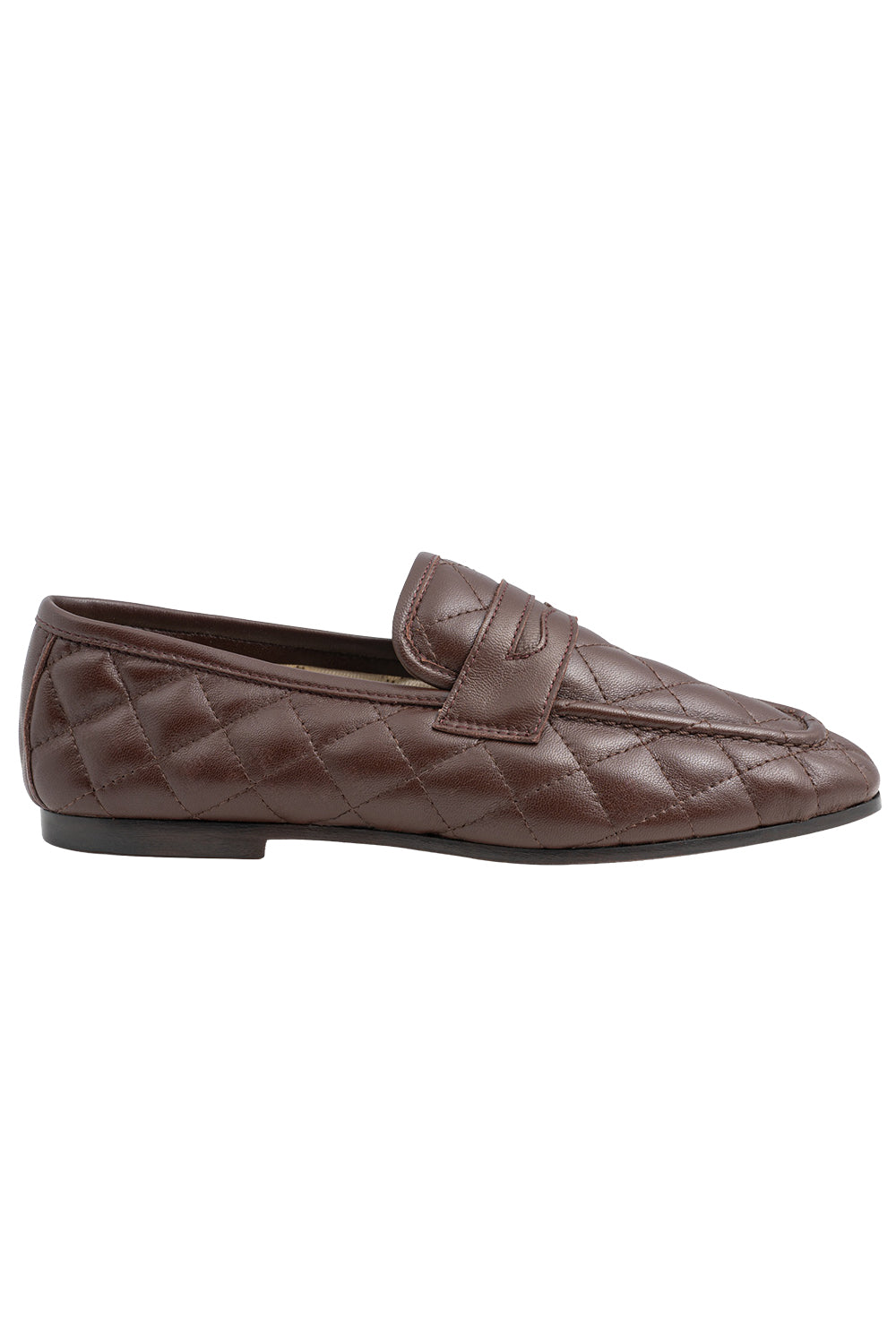 Essenziale Quilted Loafer - Brown
