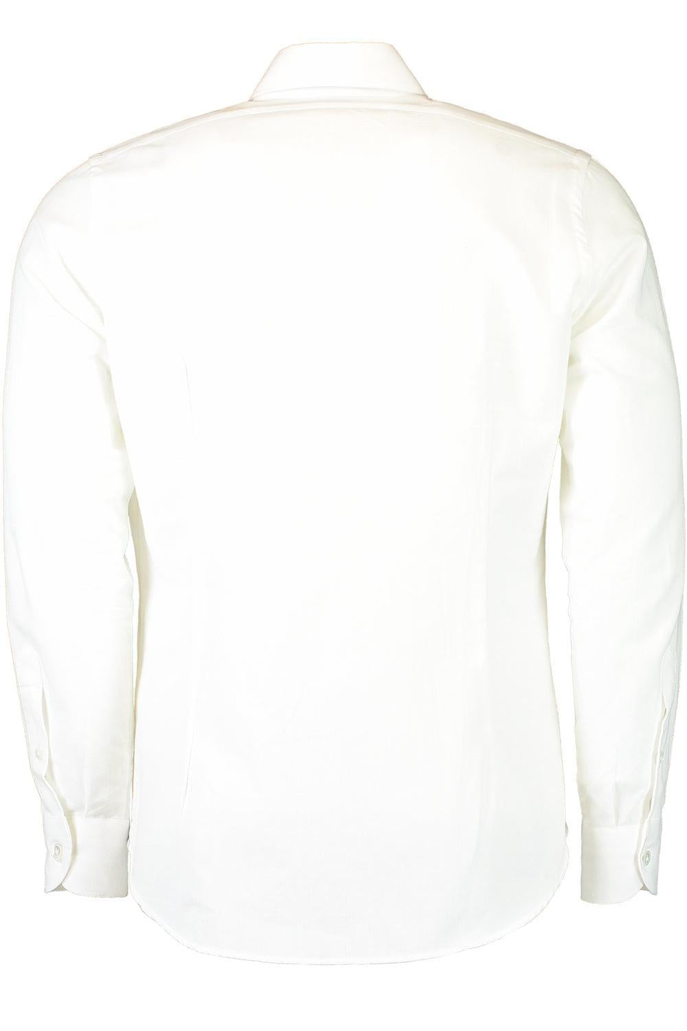Long Sleeve Stretch Shirt - White-WHITE-S-MENSCLOTHINGSHIRT-ELEVENTY