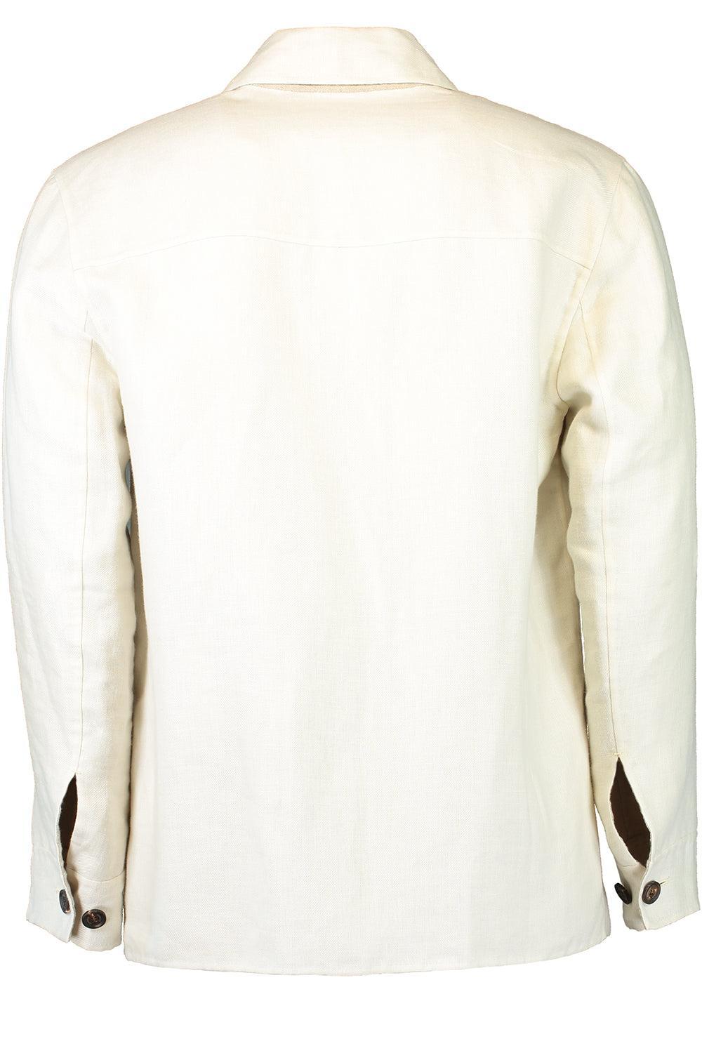 Button Front Overshirt-CREAM-48-MENSCLOTHINGJACKET-ELEVENTY