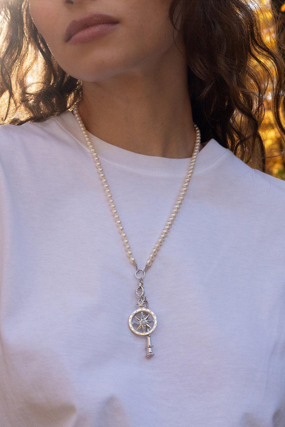 Pearl Charm Enhancer-YELLOW GOLD-JEWELRYFINE JEWELNECKLACE O-MONICA RICH KOSANN