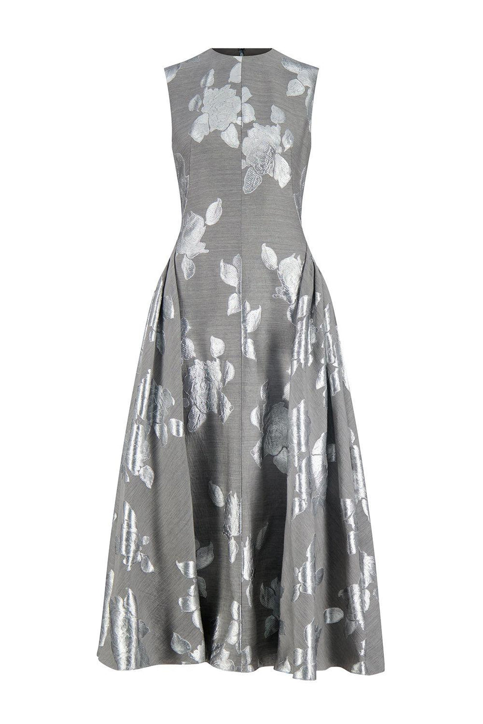 Lela Rose Coupe Floral-print Midi Dress