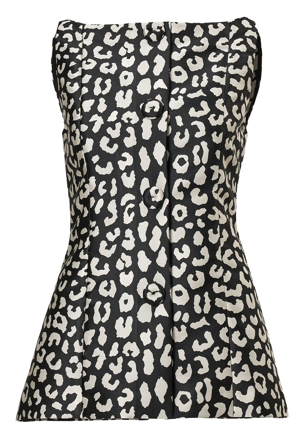 Sleeveless Boatneck Top-NOVELTY-4-CLOTHINGTOPBLOUSE-CAROLINA HERRERA
