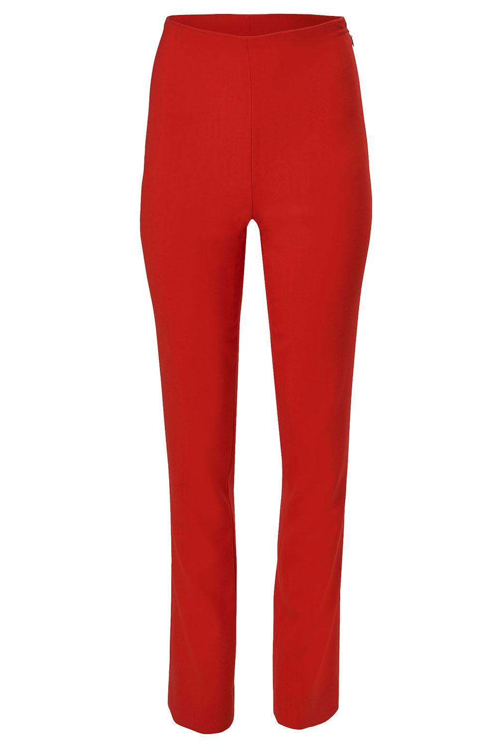 Cigarette Pant - Chili Red-RED-2-CLOTHINGPANTSLIM FIT-CAROLINA HERRERA