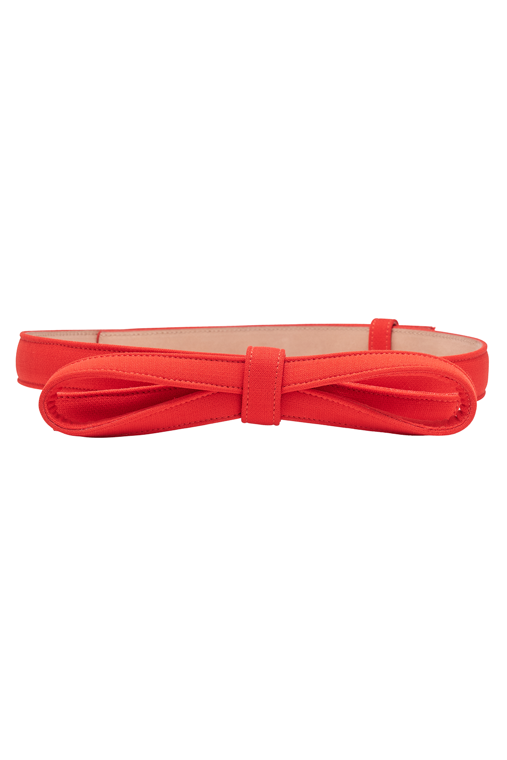 Bow Belt-RED-S-ACCESSORIEBELTS-CAROLINA HERRERA