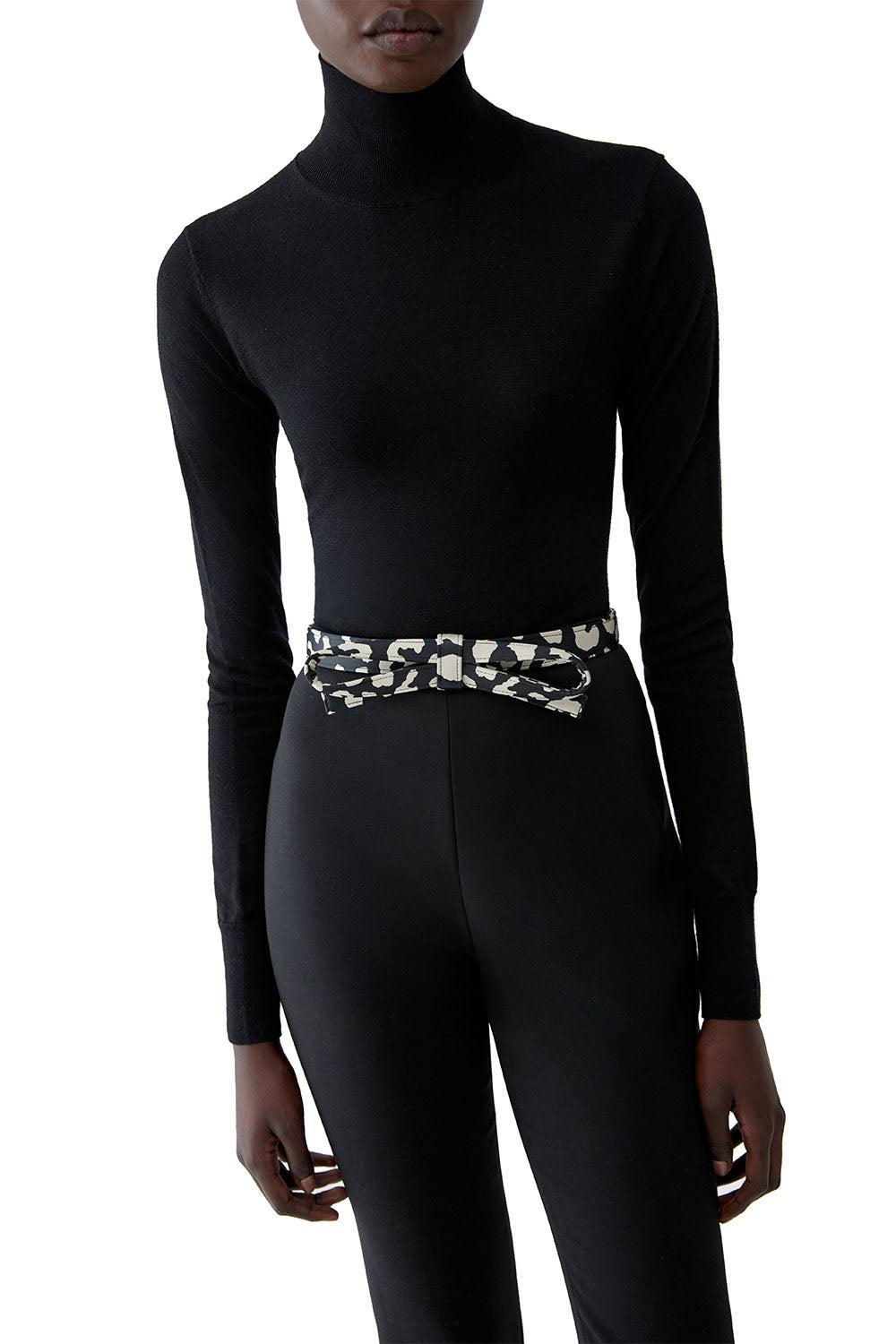 Leopard Bow Belt-NOVELTY-S-ACCESSORIEBELTS-CAROLINA HERRERA