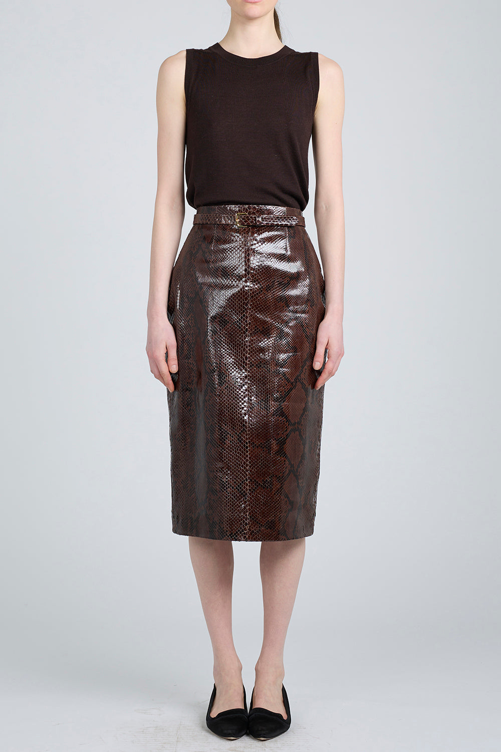 Rei Leather Skirt