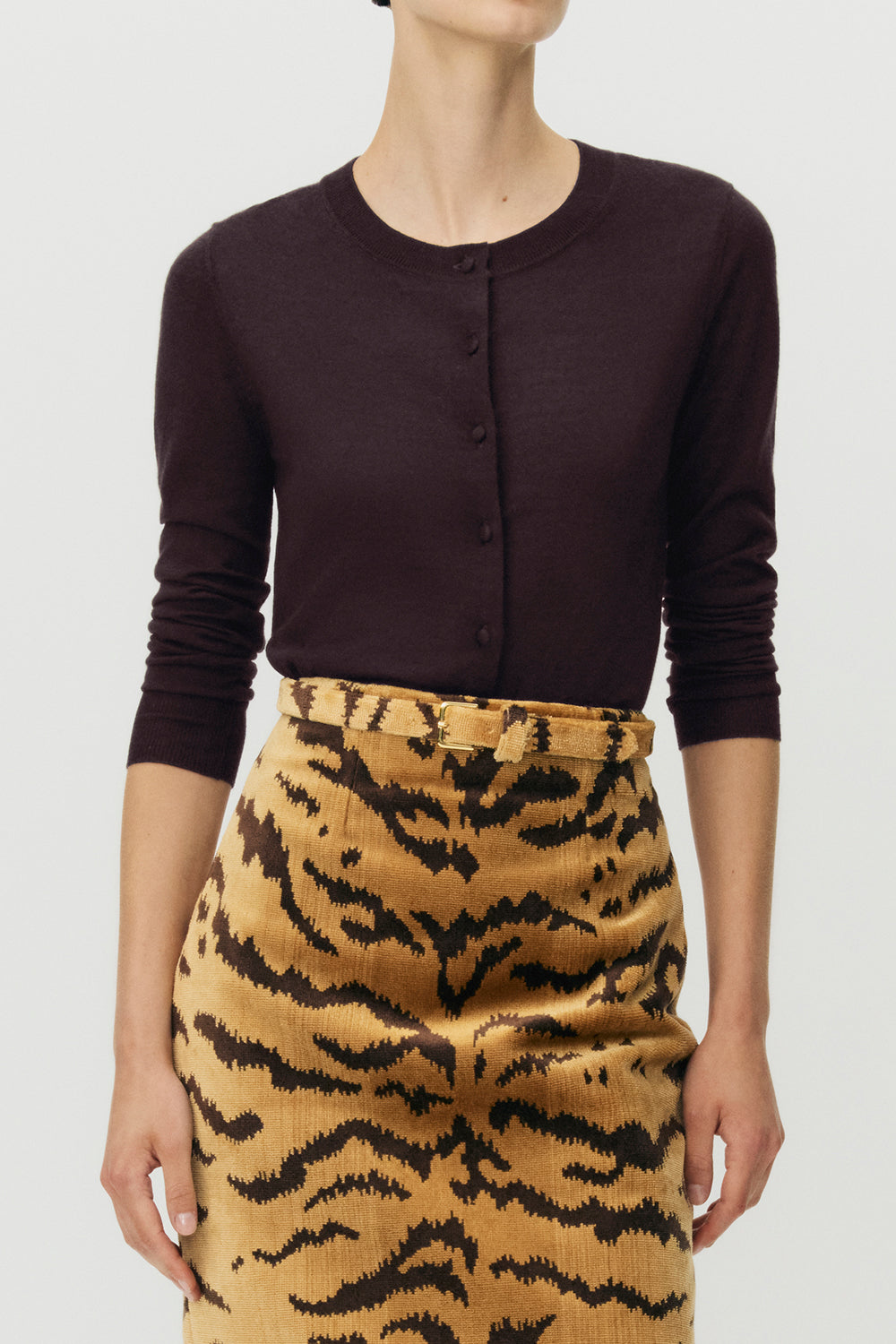Worth Cardigan - Espresso