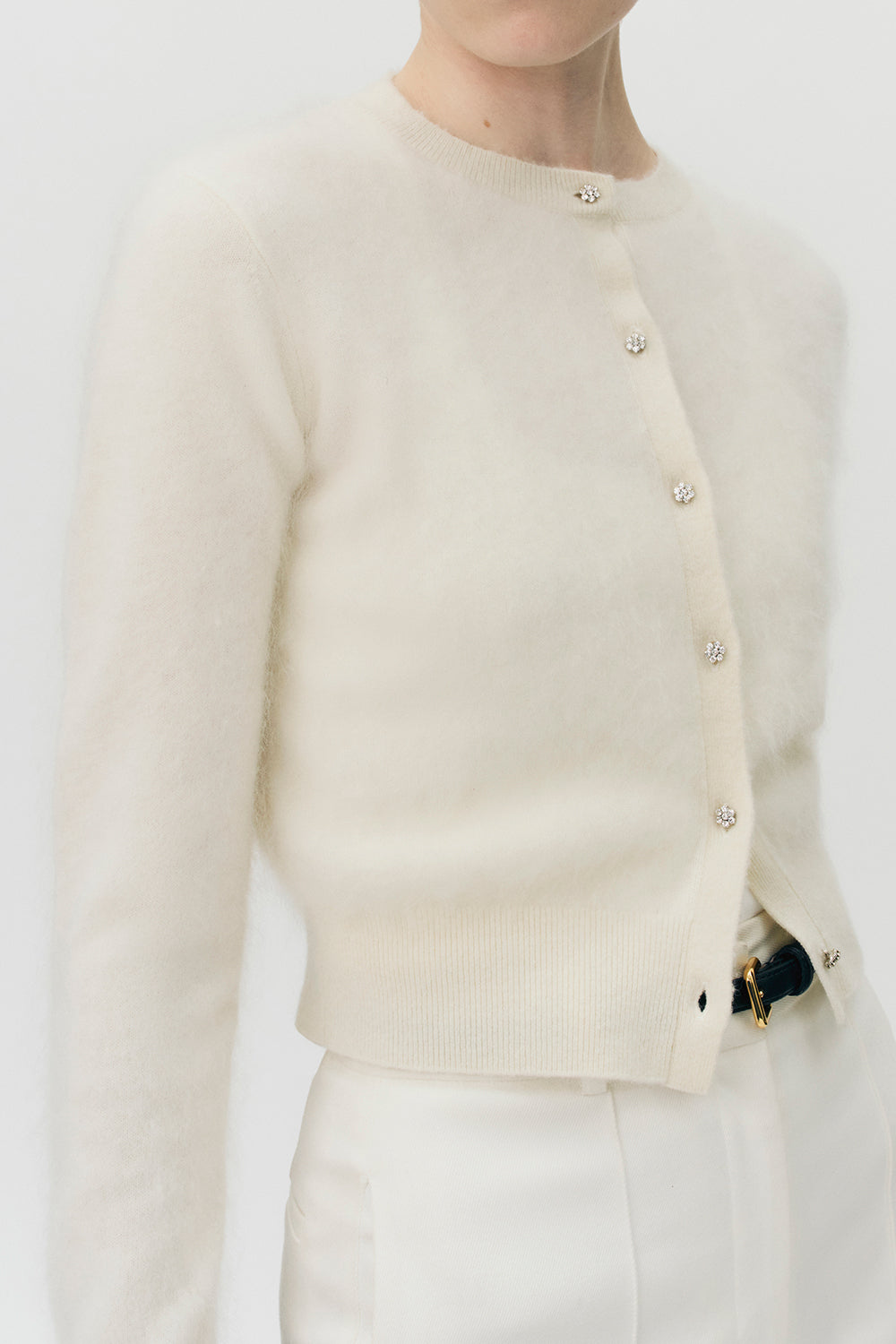 Cruz Cardigan - White