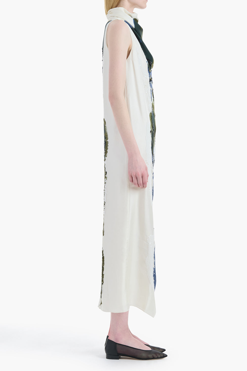 Noori High Neck Dress