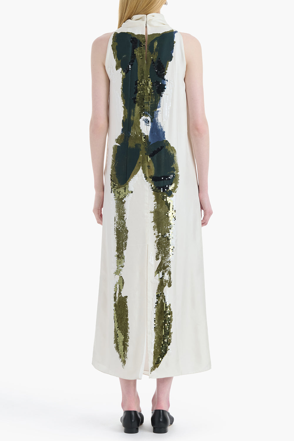 Noori High Neck Dress