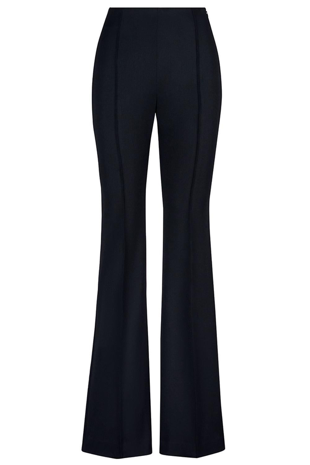 Pintuck Flare Pant-DEEP BLK-4-CLOTHINGPANTWIDE LEG-SMYTHE