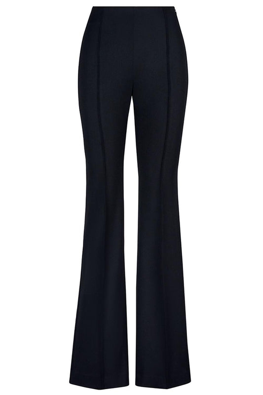 Pintuck Flare Pant-DEEP BLK-4-CLOTHINGPANTWIDE LEG-SMYTHE