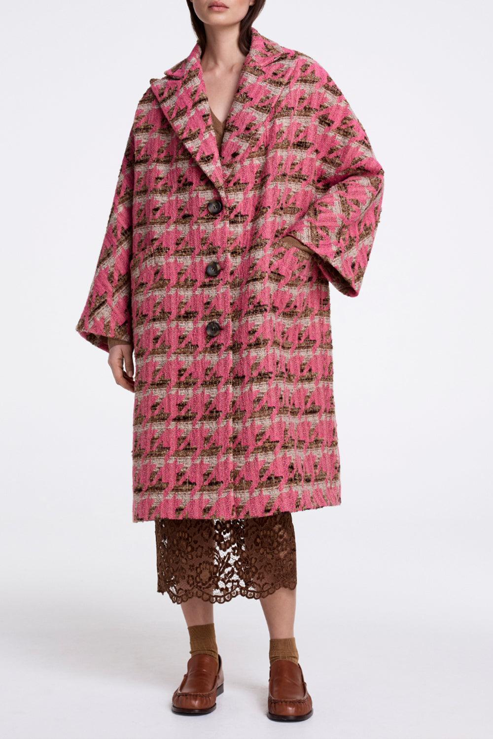 Oversized Swing Coat-PNKHNDST-XS/S-CLOTHINGCOATLONG-SMYTHE